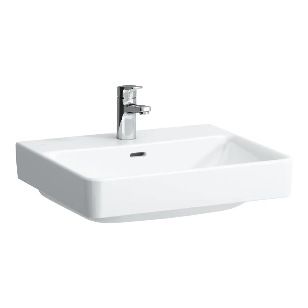LAUFEN PRO S Umyvadlo, broušená spodní část 550 x 465 x 95 mm #H8169624001041 - 400 - Bílá LCC (LAUFEN Clean Coat)