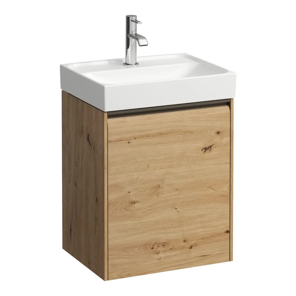 LAUFEN MEDA Skříňka pod umyvadlo, 1 dvířka, závěsy vlevo, pro umyvadlo H815111 435 x 340 x 515 mm #H4215410112671 - 267 - Divoký dub