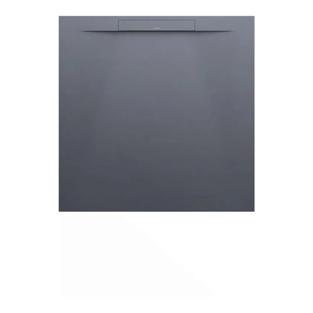 LAUFEN PRO S Sprchová vanička, s lineárním odtokem na kratší straně, materiál Marbond 900 x 900 x 28 mm #H2101800780001 - 078 - Antracit