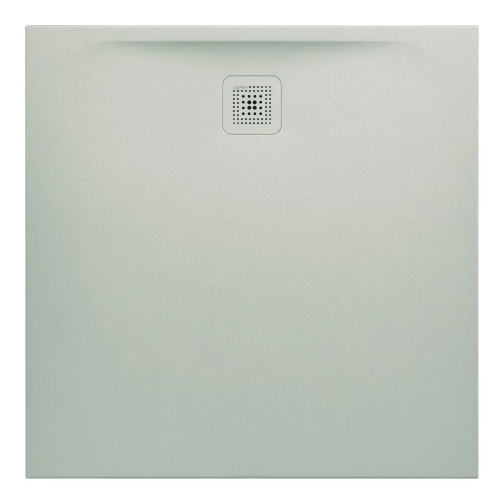 LAUFEN PRO Sprchová vanička, čtvercová, s odtokem na straně, materiál Marbond 1000 x 1000 x 33 mm #H2119520770001 - 077 - Light grey