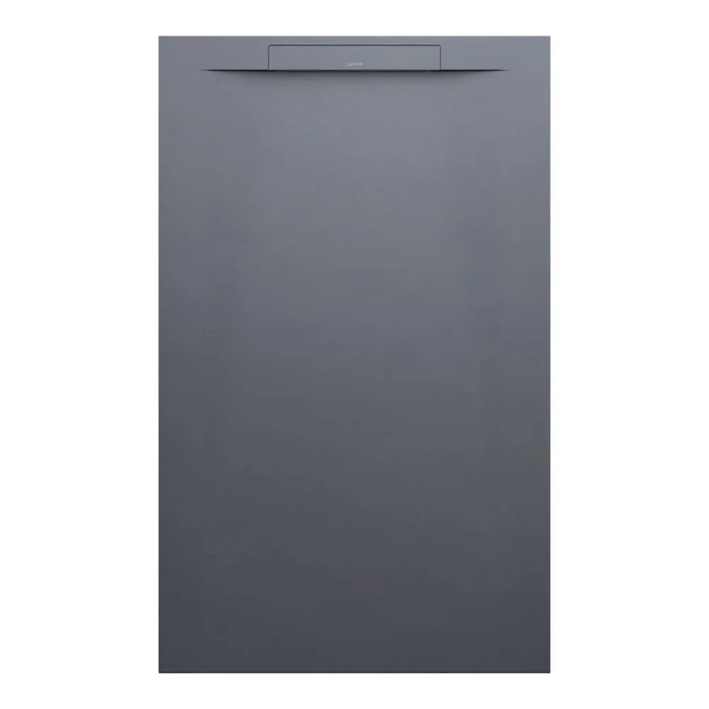 LAUFEN PRO S Sprchová vanička, obdélníková, s lineárním odtokem na kratší straně, materiál Marbond 1300 x 800 x 32 mm #H2111820780001 - 078 - Antracit