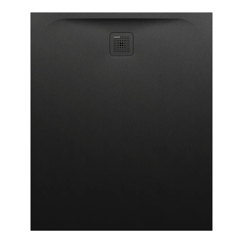 LAUFEN PRO Sprchová vanička, obdélníková, s odtokem na kratší straně, materiál Marbond 1200 x 1000 x 33 mm #H2119530800001 - 080 - Černá