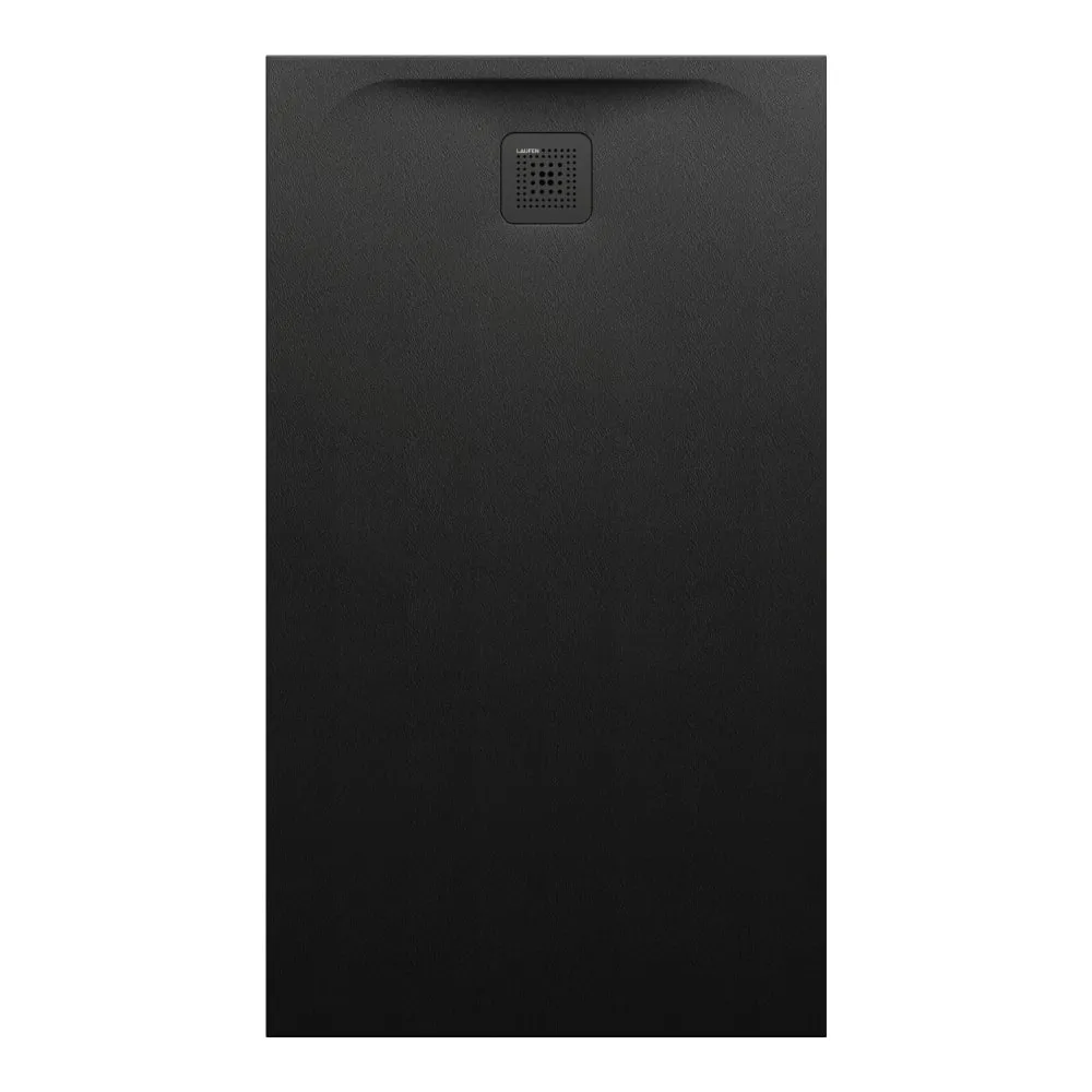 LAUFEN PRO Sprchová vanička, obdélníková, s odtokem na kratší straně, materiál Marbond 1400 x 800 x 42 mm #H2129560800001 - 080 - Černá