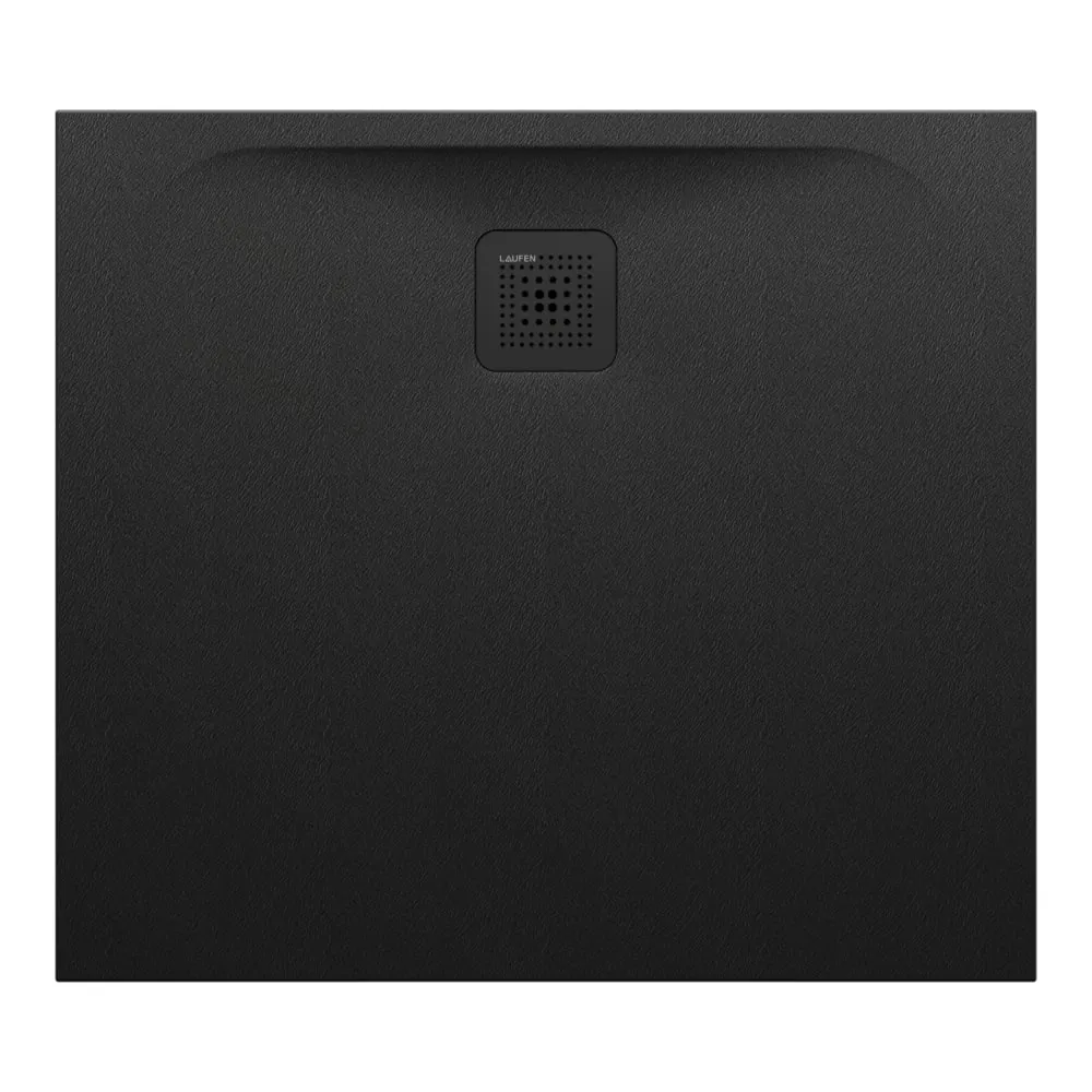 LAUFEN PRO Sprchová vanička, obdélníková, s odtokem na delší straně, materiál Marbond 900 x 800 x 30 mm #H2149500800001 - 080 - Černá