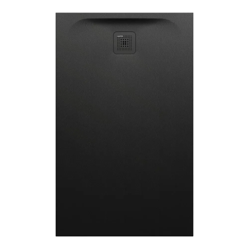 LAUFEN PRO Sprchová vanička, obdélníková, s odtokem na kratší straně, materiál Marbond 1300 x 800 x 42 mm #H2159550800001 - 080 - Černá