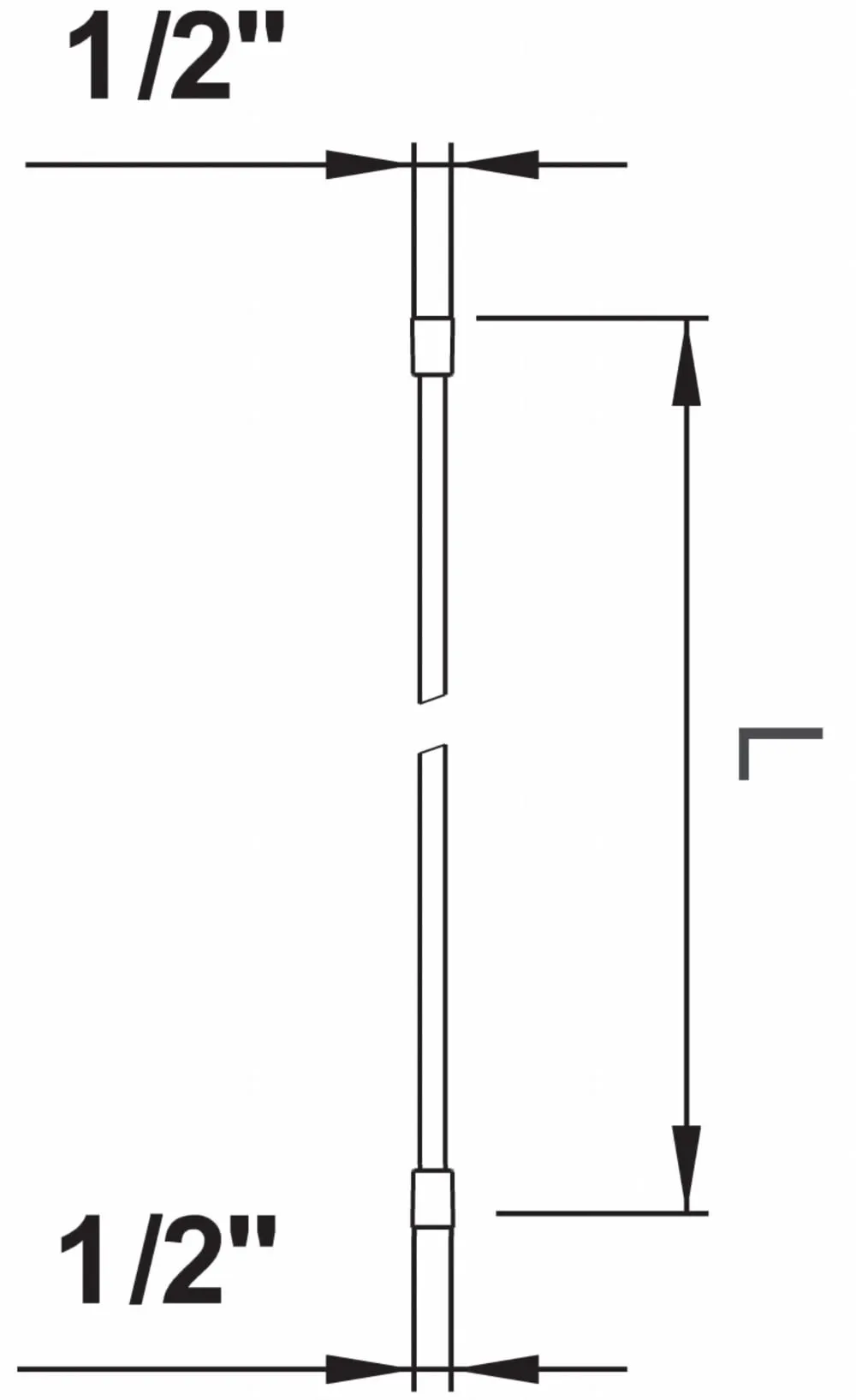 LAUFEN SPRCHOVÉ PŘÍSLUŠENSTVÍ Simiflex sprchová hadice, 1/2”, délka 1800 mm, PVD inox kartáčovaná ocel 1800 mm #H3629800901401