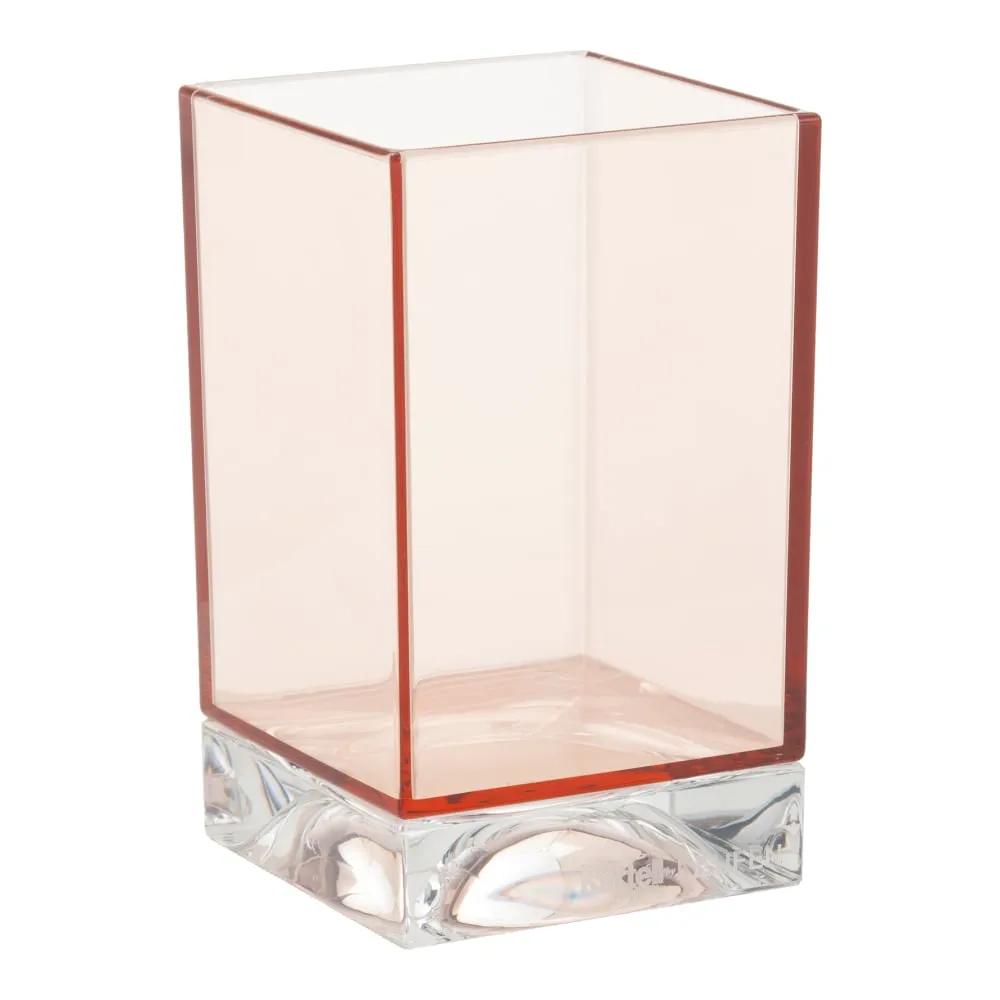 LAUFEN Kartell LAUFEN Pohár 'Boxy', plast 70 x 70 x 120 mm #H3823300930001 - 093 - Pudrová růžová