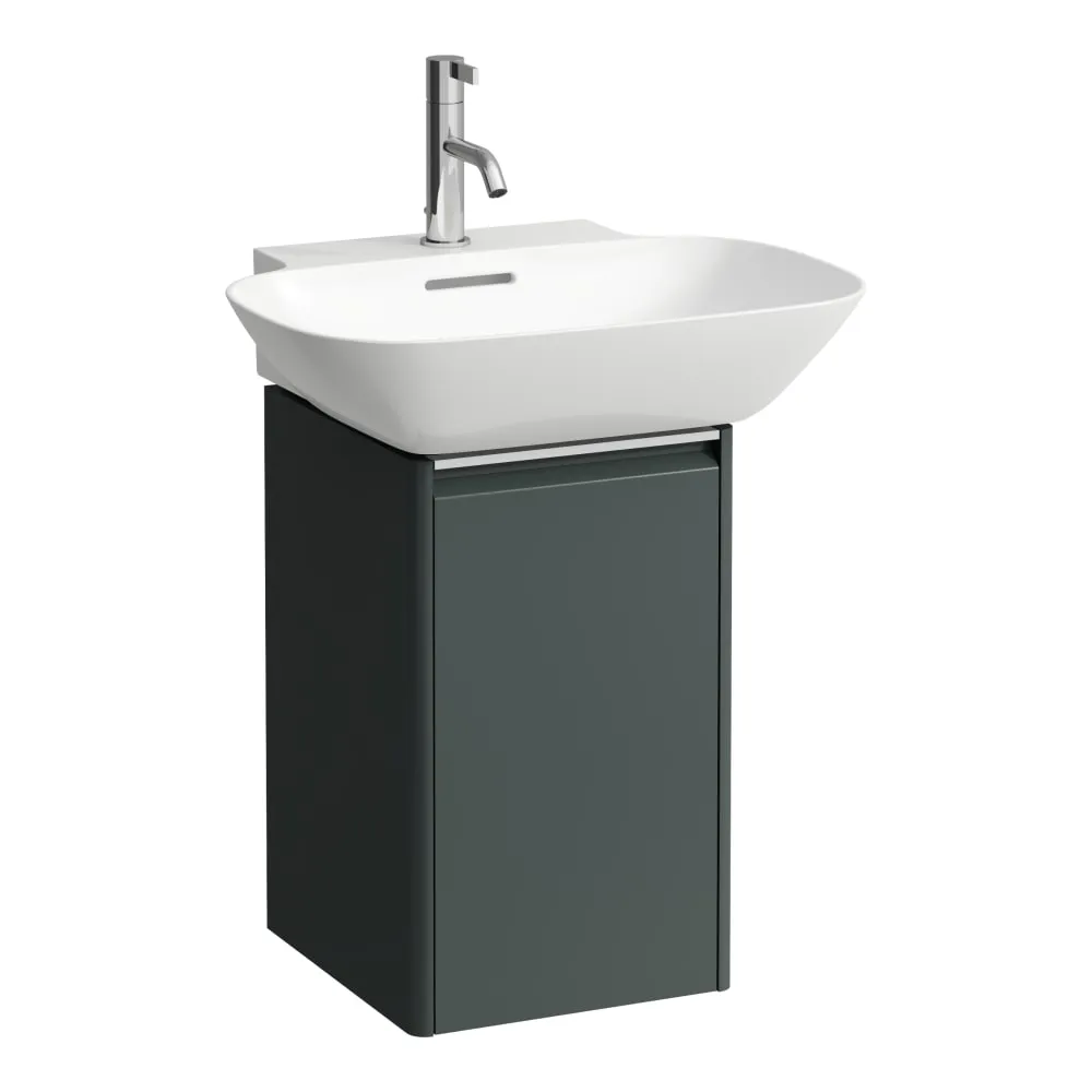 LAUFEN BASE Skříňka pod umyvadlo, 1 dvířka, závěsy vlevo, 1 vnitřní polička, pro umývátko H810302 315 x 340 x 515 mm #H4030211102661 - 266 - Šedá traffic
