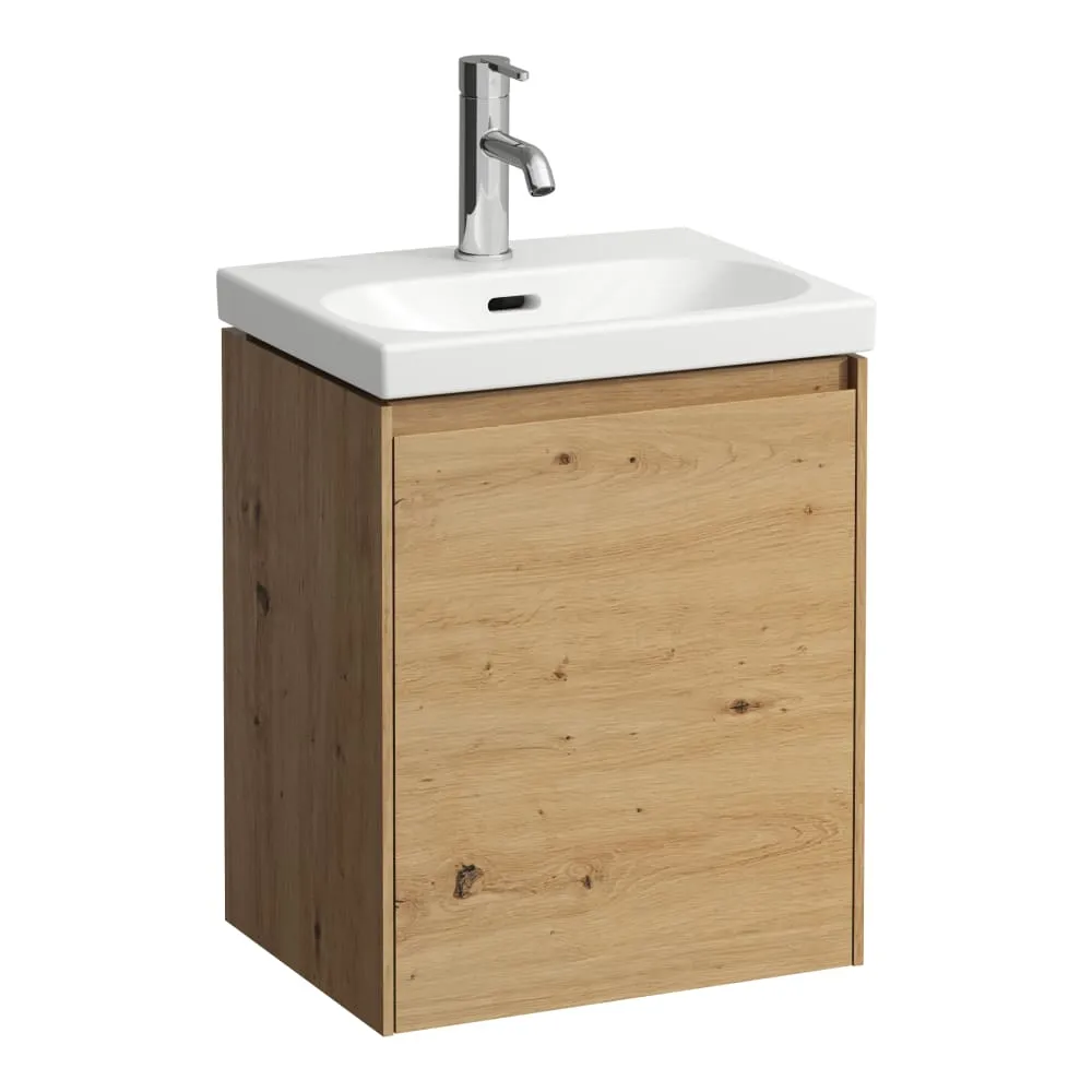 LAUFEN LANI Skříňka pod umyvadlo, 1 dvířka, závěsy vlevo, pro umývátko H815081 435 x 340 x 515 mm #H4035011122671 - 267 - Divoký dub