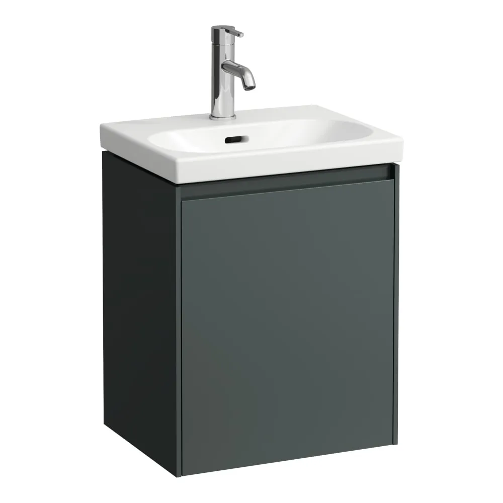LAUFEN LANI Skříňka pod umyvadlo, 1 dvířka, závěsy vlevo, pro umývátko H815081 435 x 340 x 515 mm #H4035011122661 - 266 - Šedá traffic