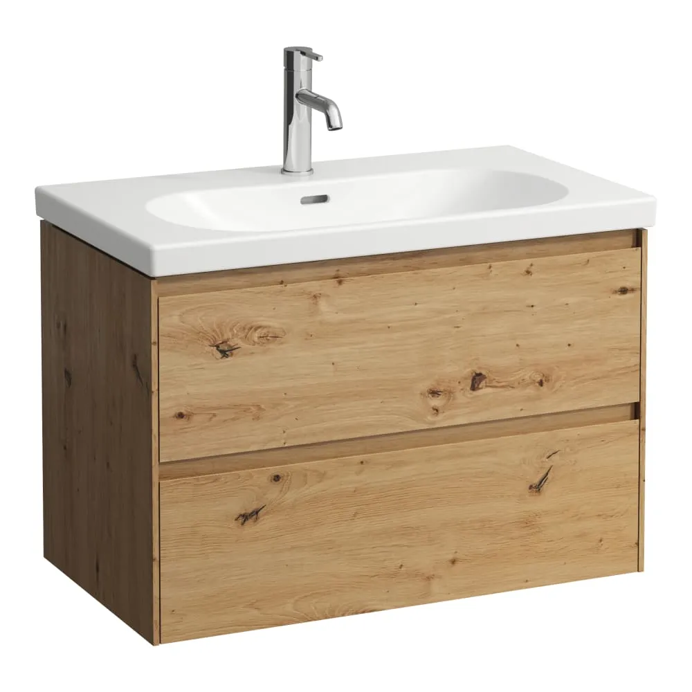 LAUFEN LANI Skříňka pod umyvadlo, se 2 zásuvkami, pro umyvadlo H810087, H817436, H810336 785 x 450 x 515 mm #H4035521122671 - 267 - Divoký dub