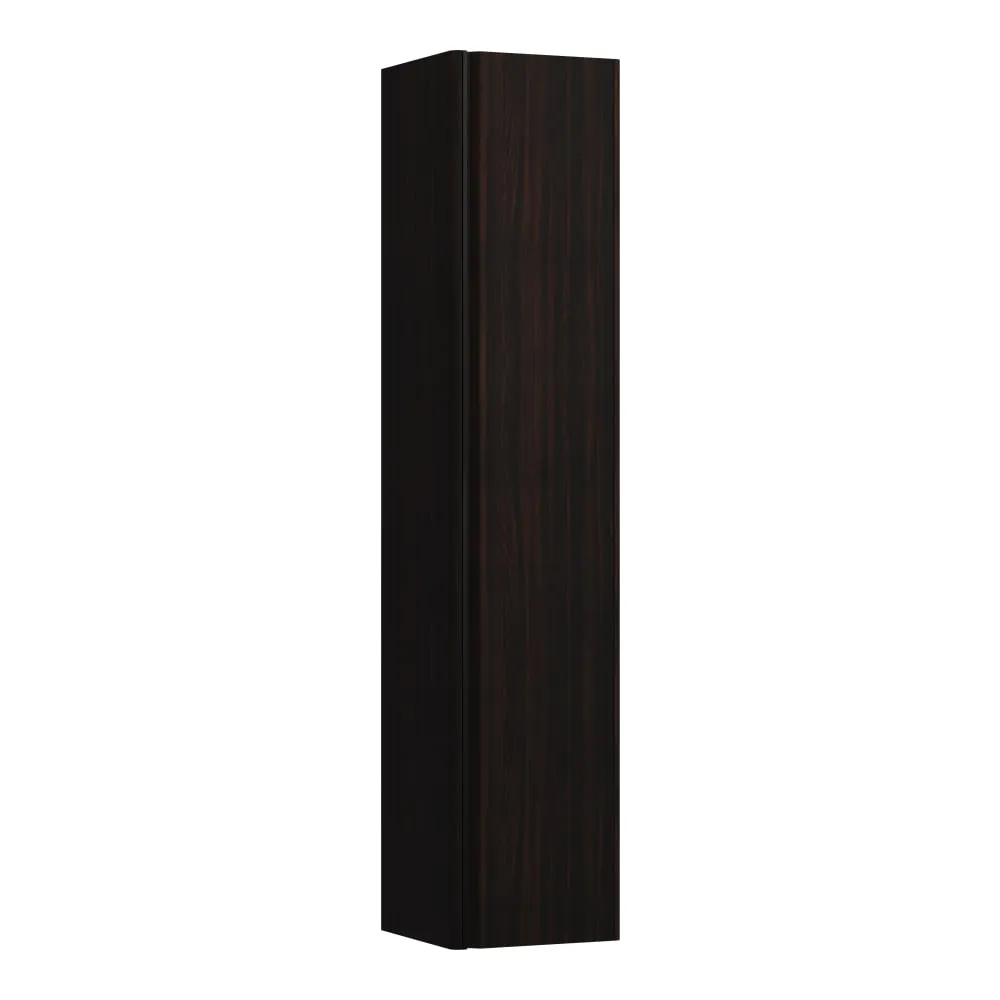 LAUFEN BASE Vysoká skříňka, závěsy dveří vpravo, úchytka z tmavého hliníku 350 x 335 x 1650 mm #H4030341102631 - 263 - Tmavěhnědý jilm