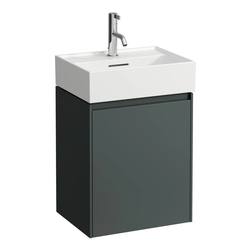 LAUFEN LANI Skříňka pod umyvadlo, 1 dvířka, závěsy vlevo, pro umyvadlo Kartell • LAUFEN H815330 435 x 330 x 515 mm #H4039111122661 - 266 - Šedá traffic