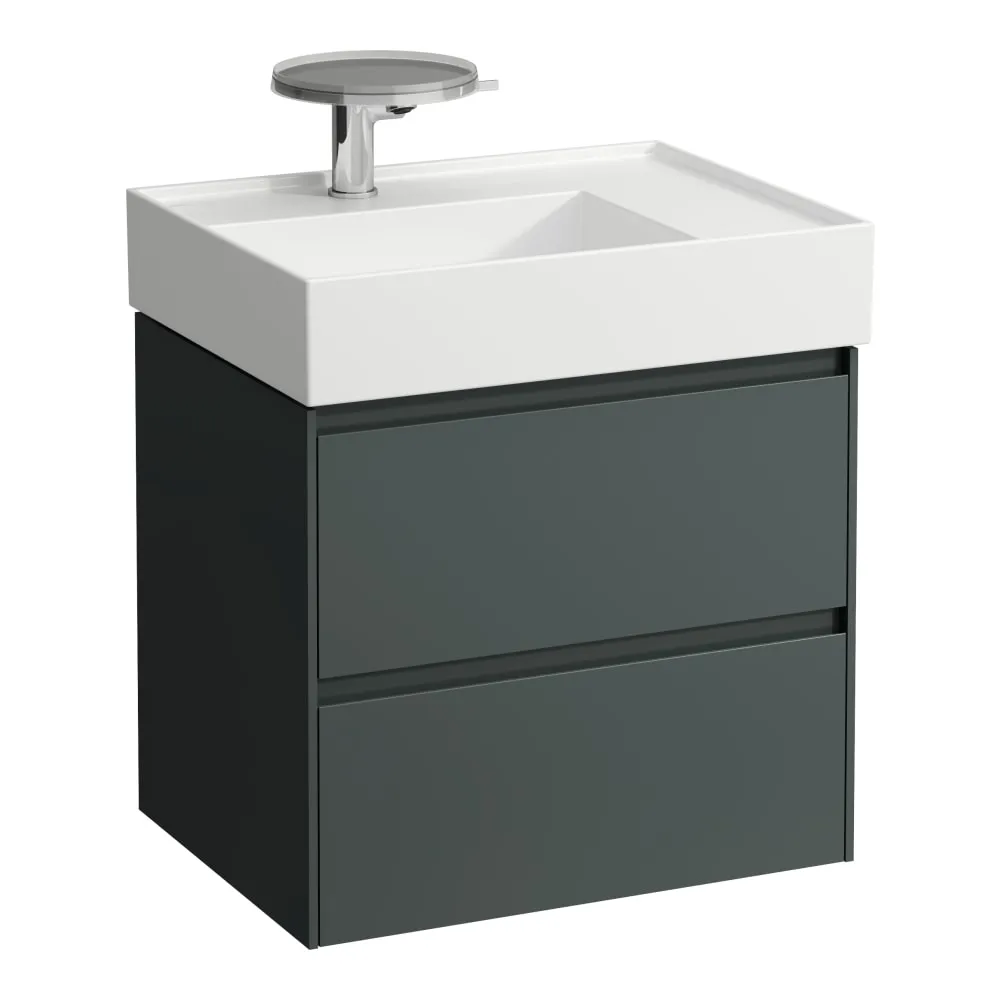 LAUFEN LANI Skříňka pod umyvadlo, se 2 zásuvkami, pro umyvadlo H810334 585 x 450 x 515 mm #H4039321122661 - 266 - Šedá traffic