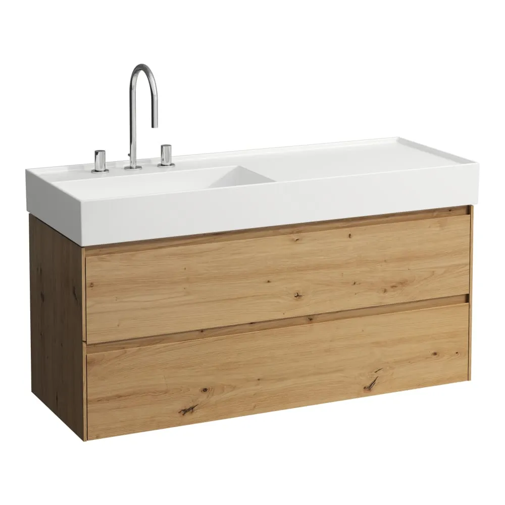 LAUFEN LANI Skříňka pod umyvadlo, se 2 zásuvkami, pro umyvadlo H813332 1180 x 450 x 515 mm #H4039721122671 - 267 - Divoký dub