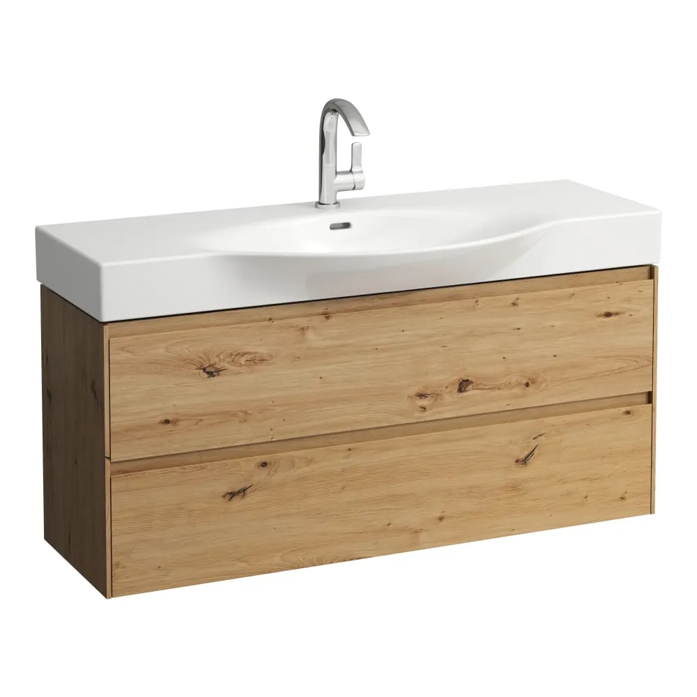 LAUFEN Skříňka pod umyvadlo, se 2 zásuvkami, pro umyvadlo H811704 1180 x 370 x 515 mm #H4042221122671 - 267 - Divoký dub