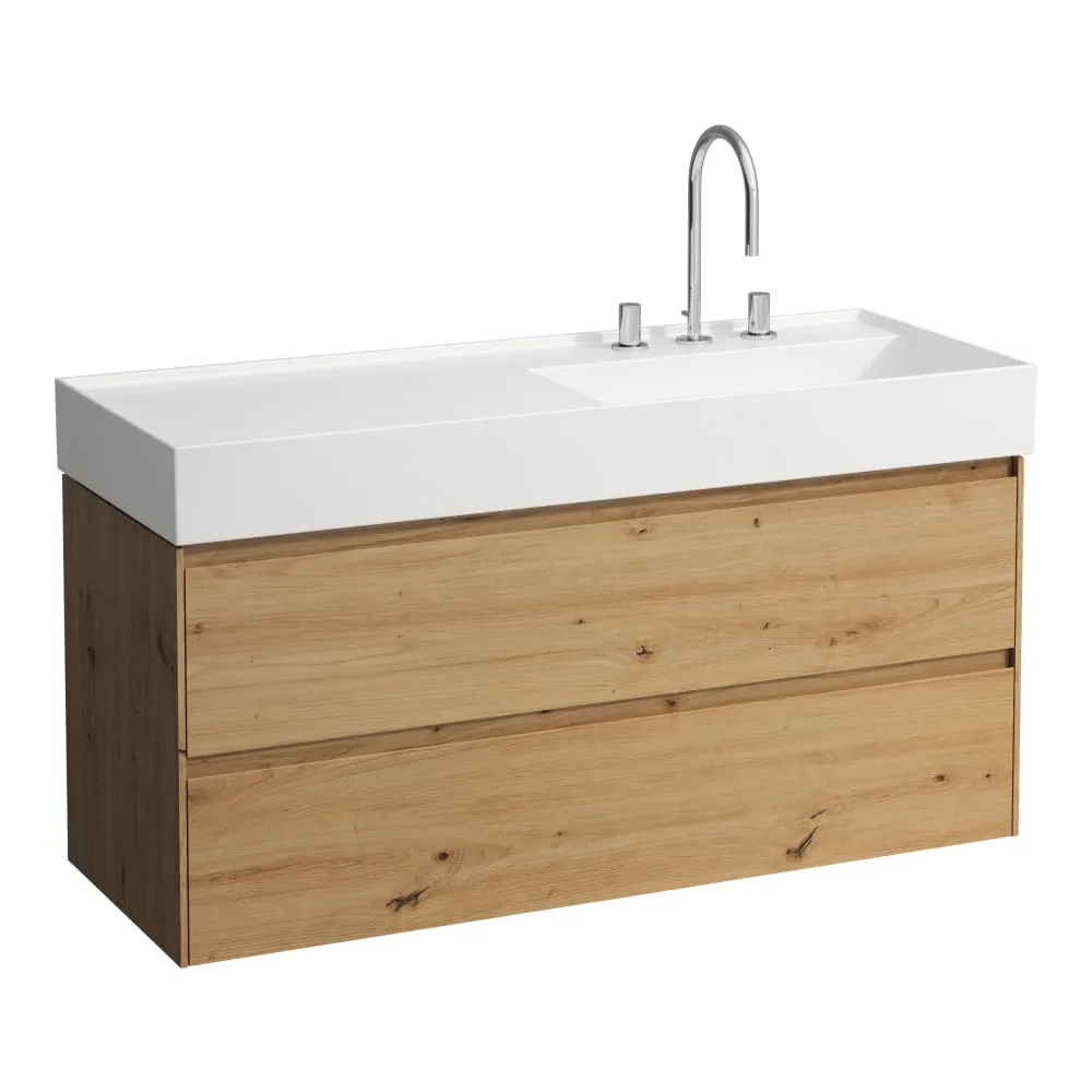 LAUFEN LANI Skříňka pod umyvadlo, se 2 zásuvkami, pro umyvadlo H813333 1180 x 450 x 515 mm #H4039821122671 - 267 - Divoký dub
