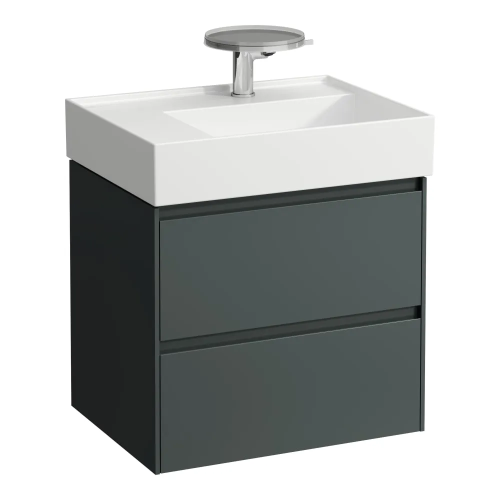 LAUFEN LANI Skříňka pod umyvadlo, se 2 zásuvkami, pro umyvadlo H810335 585 x 450 x 515 mm #H4039421122661 - 266 - Šedá traffic