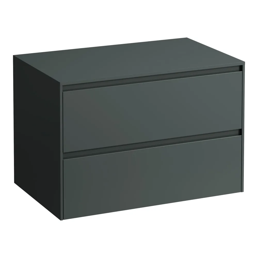 LAUFEN LANI Zásuvkový element 800, se 2 zásuvkami, bez výřezu, top 12 mm 785 x 495 x 525 mm #H4043101122661 - 266 - Šedá traffic