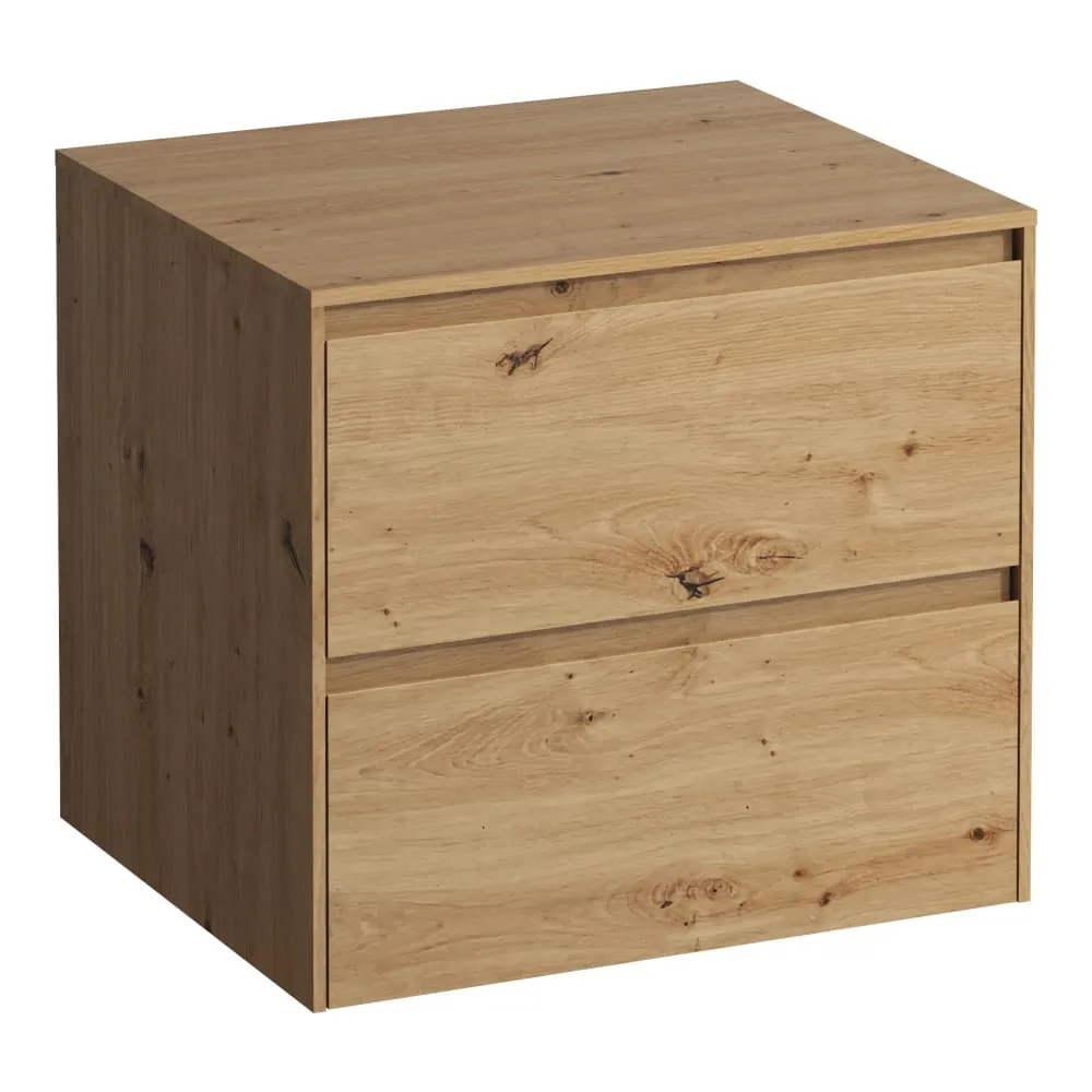 LAUFEN LANI Zásuvkový element 600, se 2 zásuvkami, bez výřezu, top 12 mm 585 x 495 x 525 mm #H4043001122671 - 267 - Divoký dub
