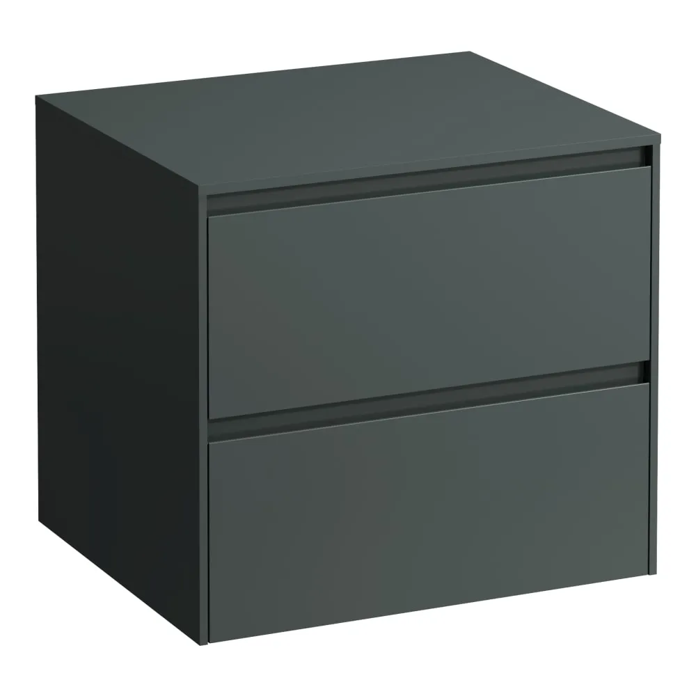 LAUFEN LANI Zásuvkový element 600, se 2 zásuvkami, bez výřezu, top 12 mm 585 x 495 x 525 mm #H4043001122661 - 266 - Šedá traffic