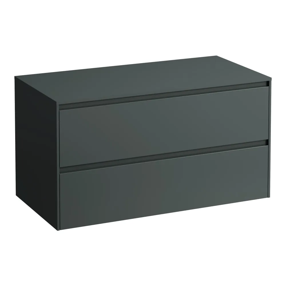 LAUFEN LANI Zásuvkový element 1000, se 2 zásuvkami, bez výřezu, top 12 mm 985 x 495 x 525 mm #H4043201122661 - 266 - Šedá traffic