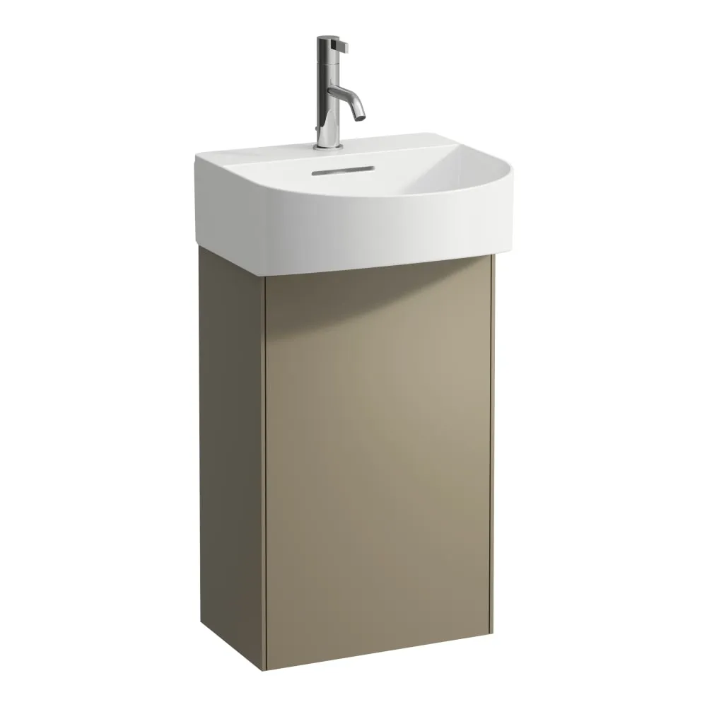 LAUFEN SONAR Skříňka pod umyvadlo, 1 dvířka, závěsy vlevo, pro umývátko H815341 385 x 240 x 600 mm #H4054810340421 - 042 - Titan (lak)