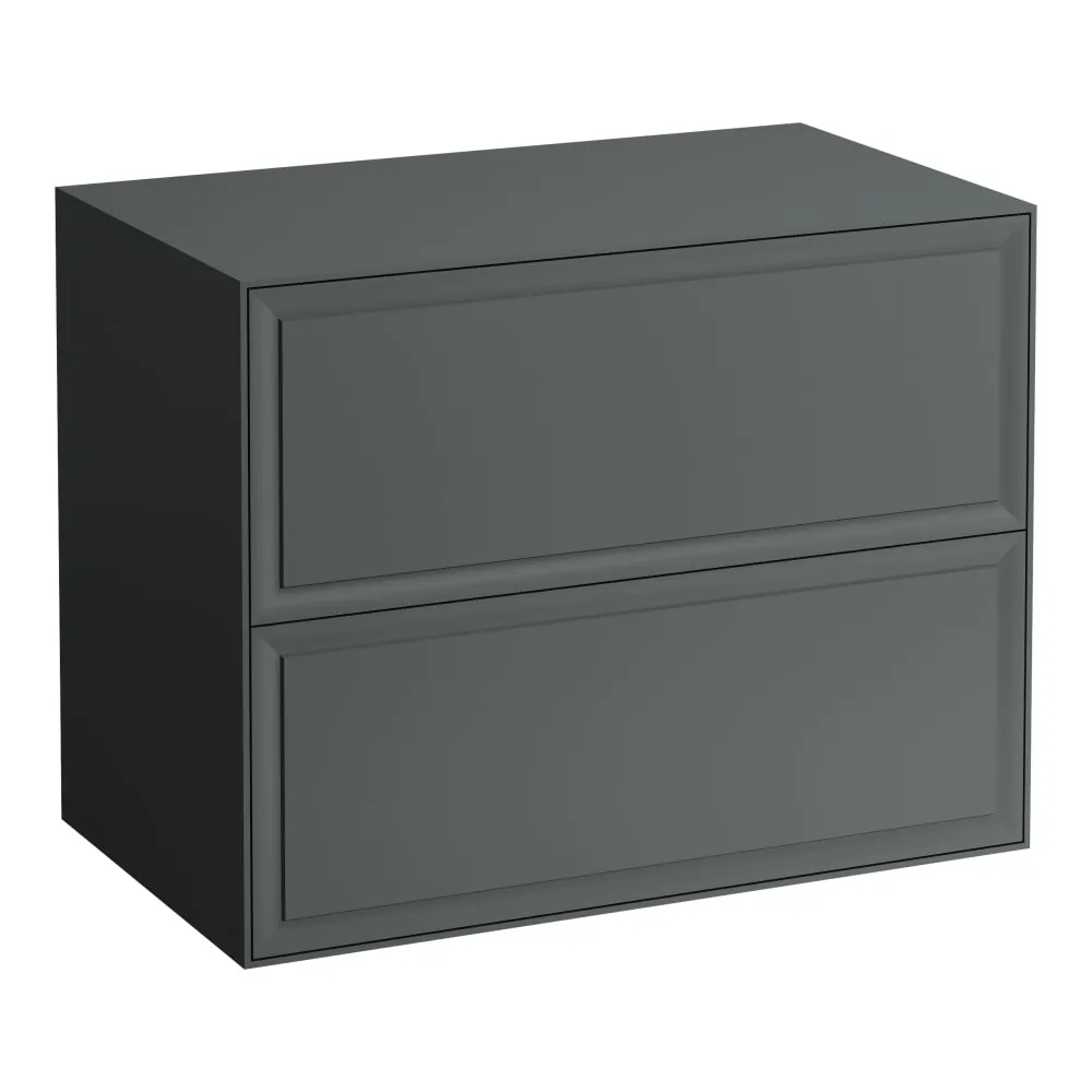 LAUFEN THE NEW CLASSIC Skříňka pod umyvadlo 800, se 2 zásuvkami, bez výřezu 775 x 455 x 600 mm #H4060160856271 - 627 - Šedá traffic