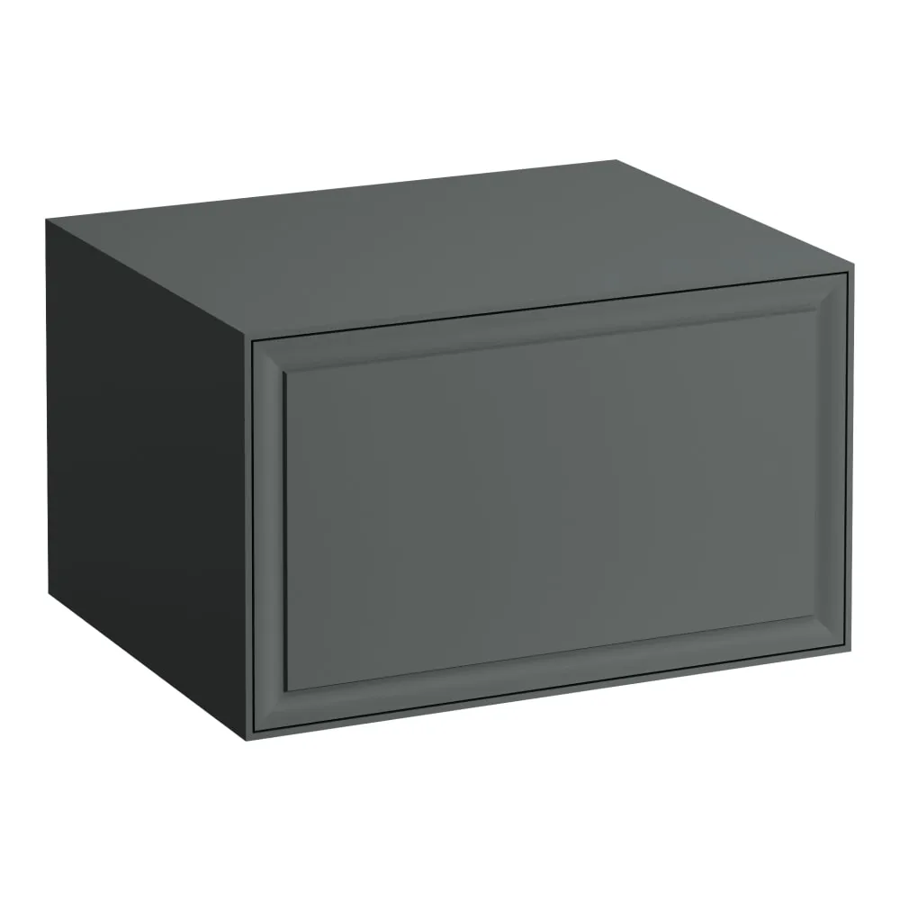 LAUFEN THE NEW CLASSIC Skříňka pod umyvadlo 600, s 1 zásuvkou, bez výřezu 575 x 455 x 345 mm #H4060050856271 - 627 - Šedá traffic