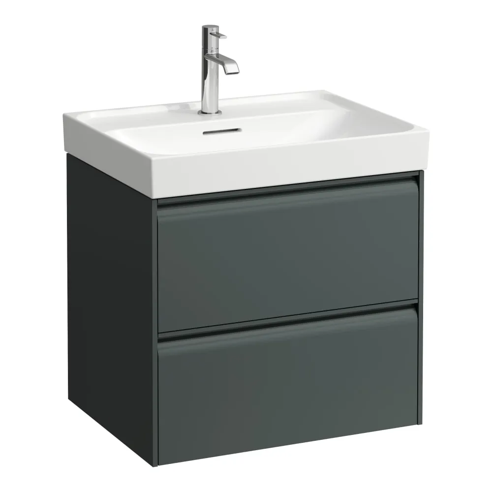 LAUFEN MEDA Skříňka pod umyvadlo, 2 zásuvky, pro umyvadlo H810113 585 x 450 x 515 mm #H4215720112661 - 266 - Šedá traffic