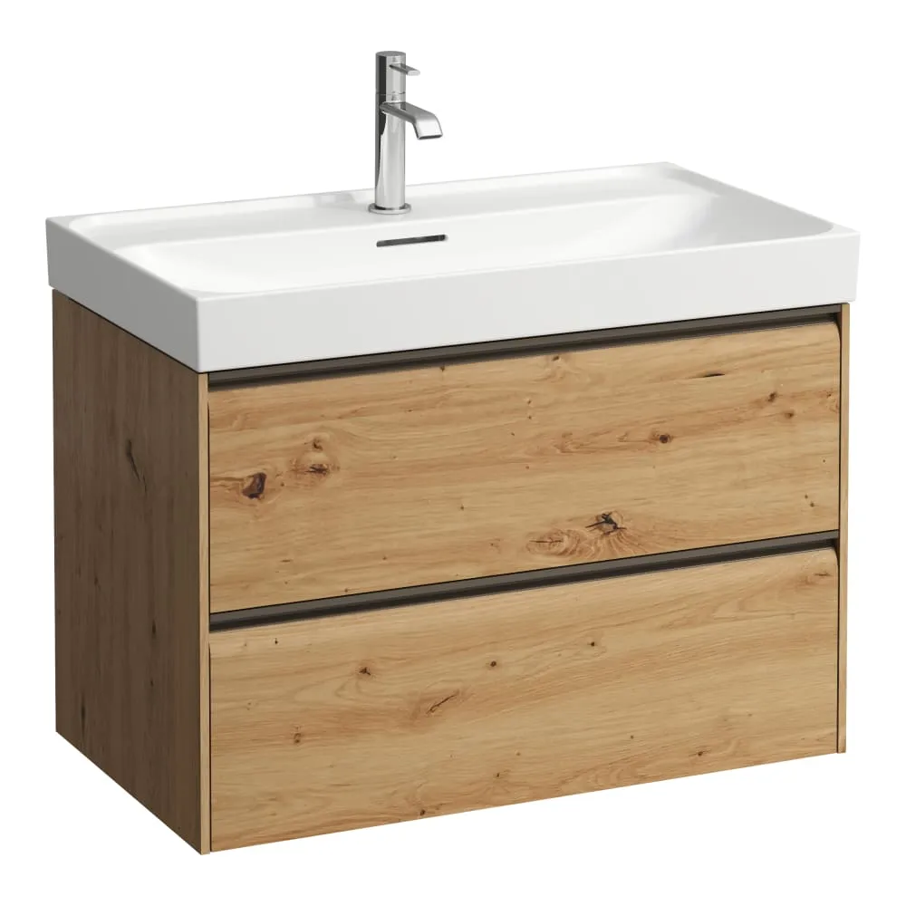 LAUFEN MEDA Skříňka pod umyvadlo, 2 zásuvky, pro umyvadlo H810117 785 x 450 x 515 mm #H4216120112671 - 267 - Divoký dub