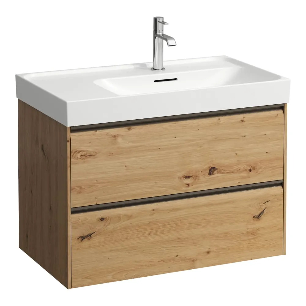 LAUFEN MEDA Skříňka pod umyvadlo, 2 zásuvky, pro umyvadlo H817115 785 x 450 x 515 mm #H4215920112671 - 267 - Divoký dub