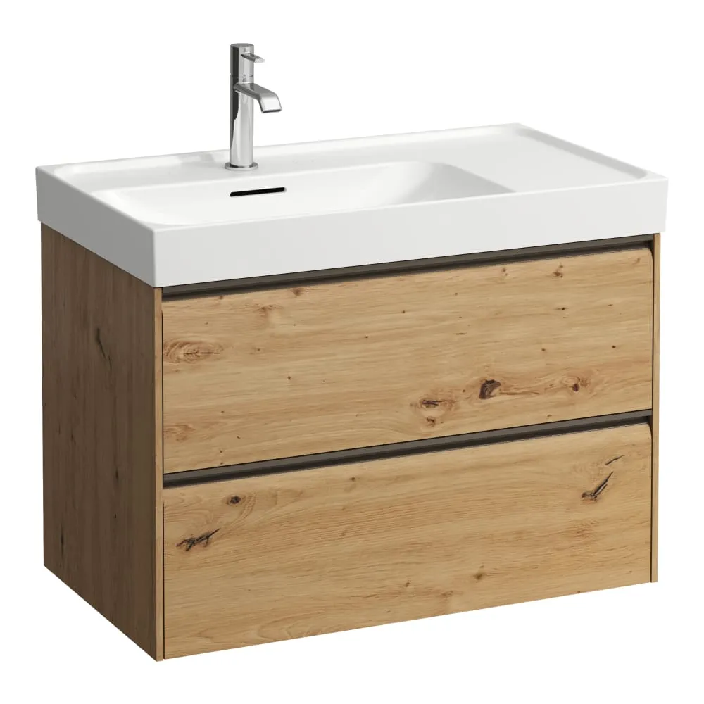 LAUFEN MEDA Skříňka pod umyvadlo, 2 zásuvky, pro umyvadlo H817116 785 x 450 x 515 mm #H4216020112671 - 267 - Divoký dub