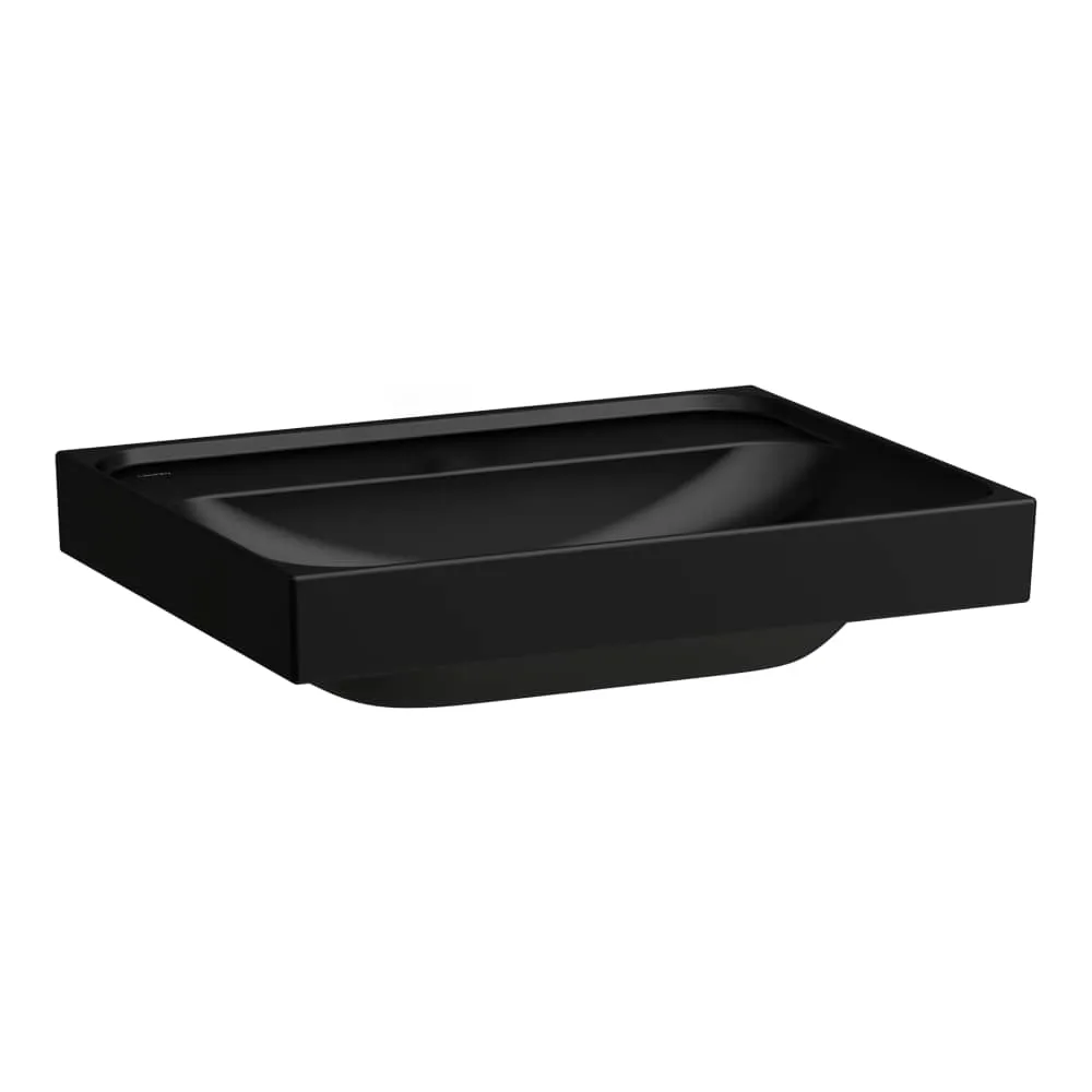 LAUFEN MEDA Umyvadlo, broušená spodní část umyvadla 600 x 460 x 80 mm #H8161137161121 - 716 - Černá mat