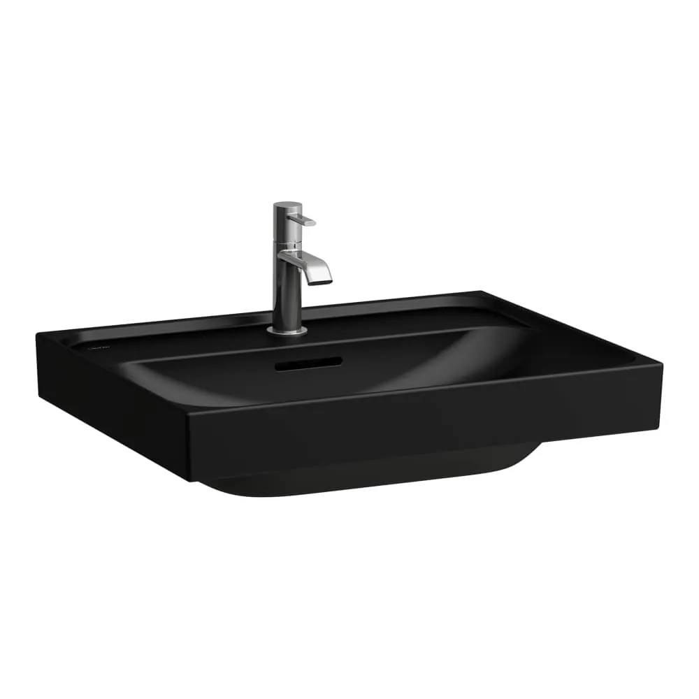 LAUFEN MEDA Umyvadlo, broušená spodní část umyvadla 600 x 460 x 80 mm #H8161137161041 - 716 - Černá mat