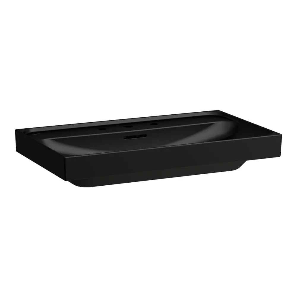 LAUFEN MEDA Umyvadlo 800 x 460 x 80 mm #H8101177161081 - 716 - Černá mat