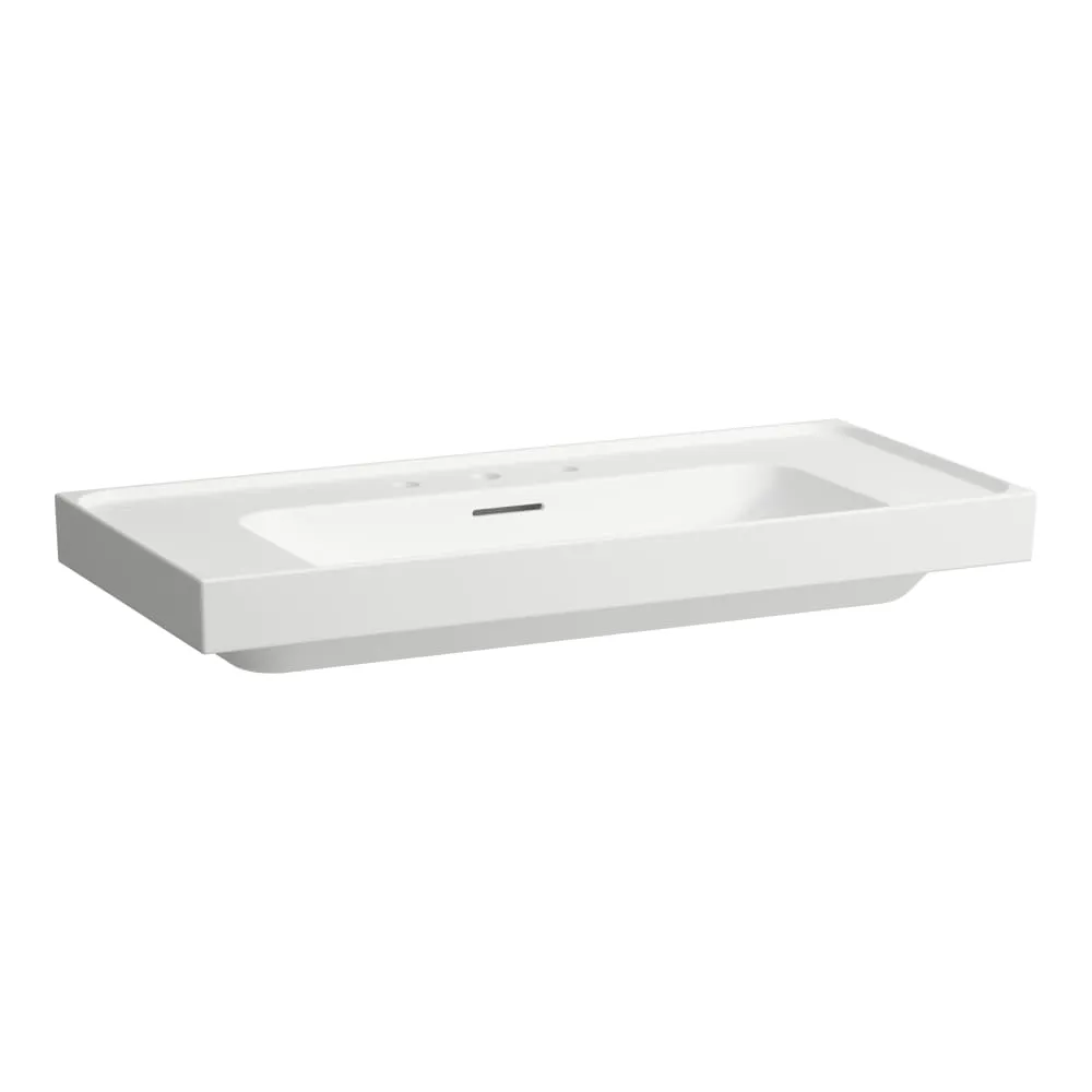 LAUFEN MEDA Umyvadlo, odkládací plocha vpravo a vlevo 1000 x 460 x 80 mm #H8101197571081 - 757 - Bílá mat