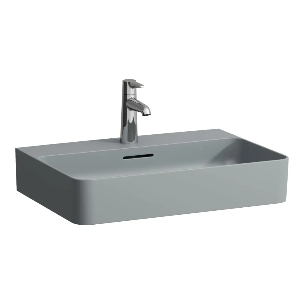 LAUFEN VAL Umyvadlo 600 x 420 x 115 mm #H8102837581581 - 758 - Grafit mat