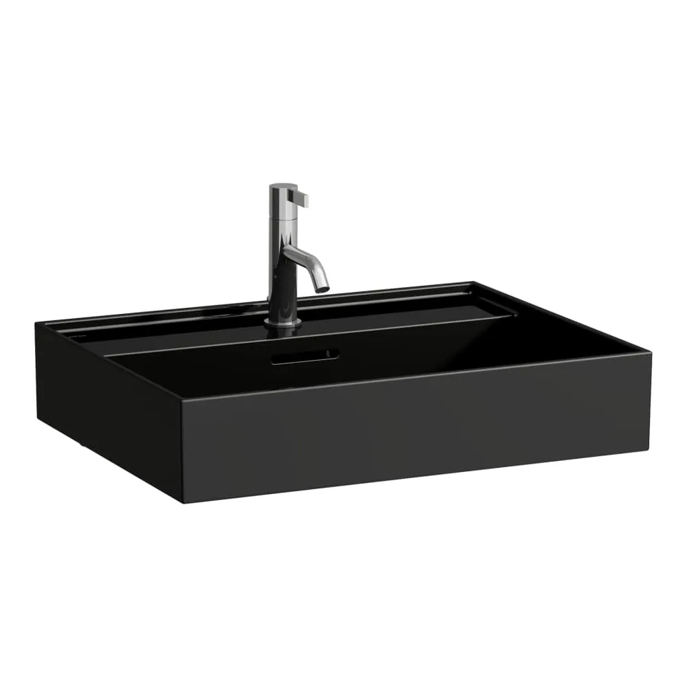 LAUFEN Kartell LAUFEN Umyvadlo 600 x 460 x 145 mm #H8103330201041 - 020 - Černá lesklá