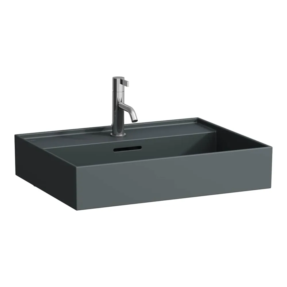LAUFEN Kartell LAUFEN Umyvadlo, broušená spodní část 600 x 460 x 120 mm #H8163337581041 - 758 - Grafit mat
