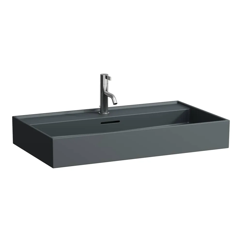 LAUFEN Kartell LAUFEN Umyvadlo 800 x 460 x 120 mm #H8103367581041 - 758 - Grafit mat
