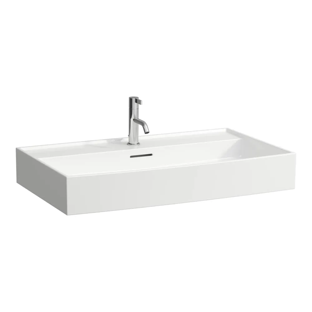 LAUFEN Kartell LAUFEN Umyvadlo 800 x 460 x 120 mm #H810336A001081 - A00 - Bílá LCC Active (LAUFEN Clean Coat Active)
