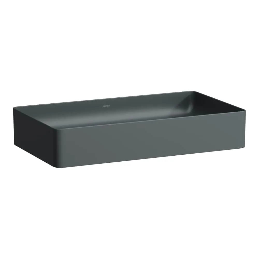 LAUFEN LIVING Umyvadlová mísa 600 x 340 x 110 mm #H8114347581121 - 758 - Grafit mat