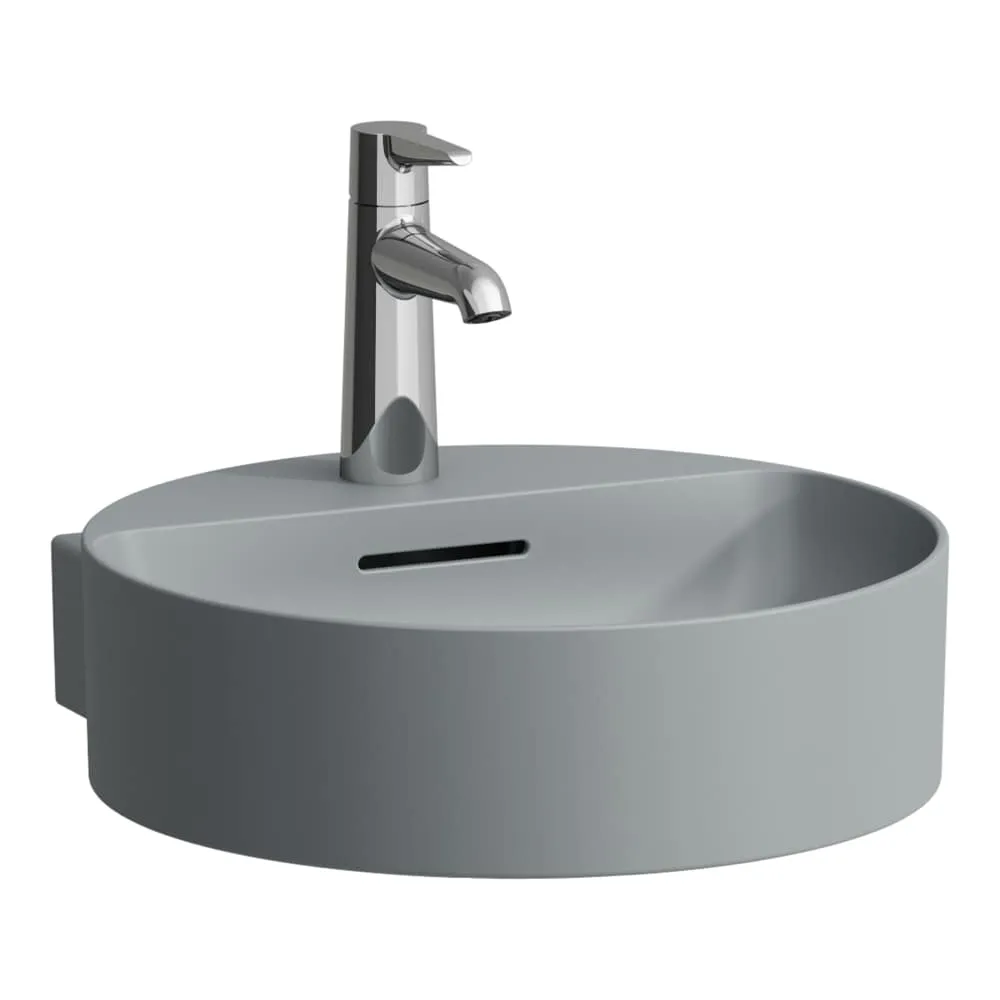 LAUFEN VAL Umyvadlo 400 x 425 x 110 mm #H8112817581121 - 758 - Grafit mat
