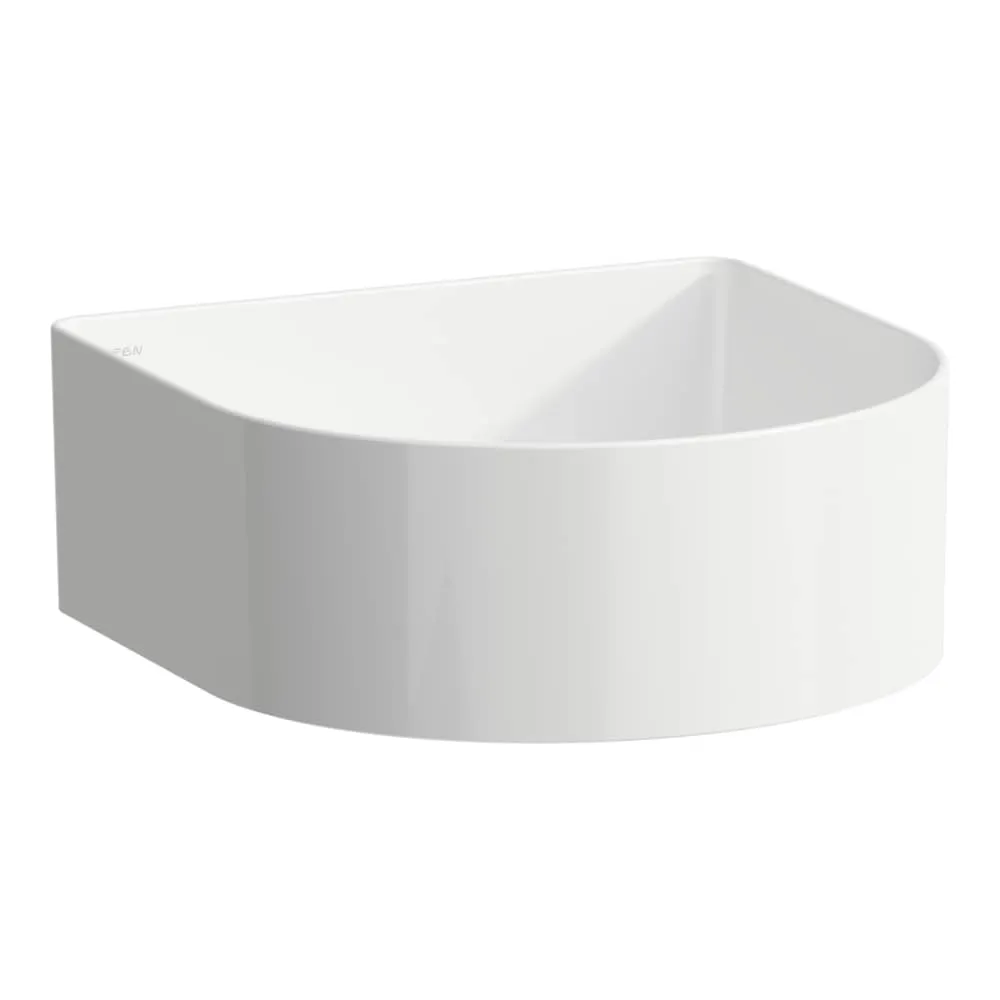LAUFEN SONAR Umyvadlová mísa, bez armaturní desky, bez přepadu 340 x 340 x 130 mm #H8123404001121 - 400 - Bílá LCC (LAUFEN Clean Coat)