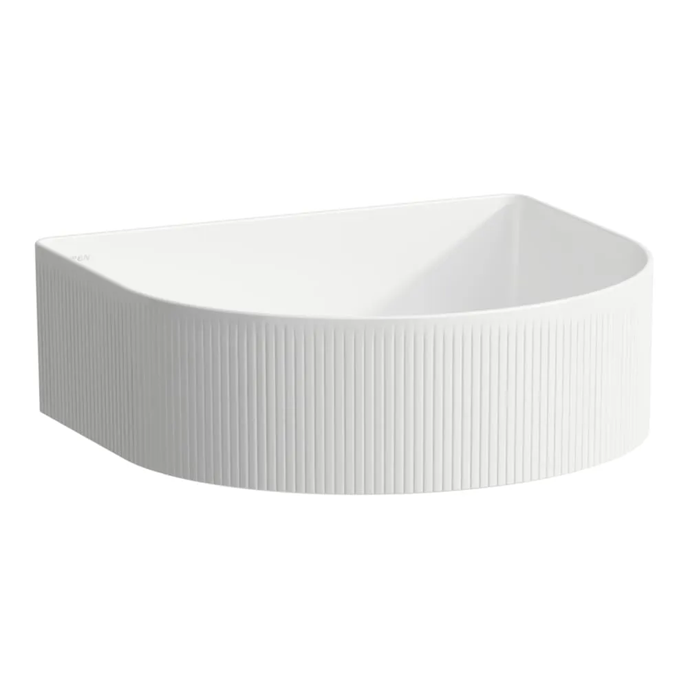 LAUFEN SONAR Umyvadlová mísa, bez armaturní desky, bez přepadu 410 x 365 x 130 mm #H8123434001121 - 400 - Bílá LCC (LAUFEN Clean Coat)