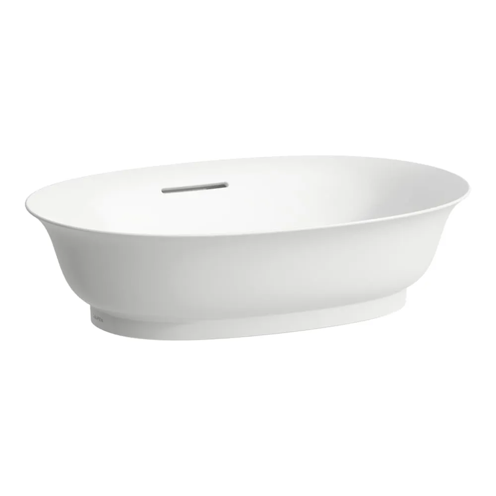 LAUFEN THE NEW CLASSIC Umyvadlová mísa s přepadem, oválná 550 x 380 x 145 mm #H8128534001091 - 400 - Bílá LCC (LAUFEN Clean Coat)