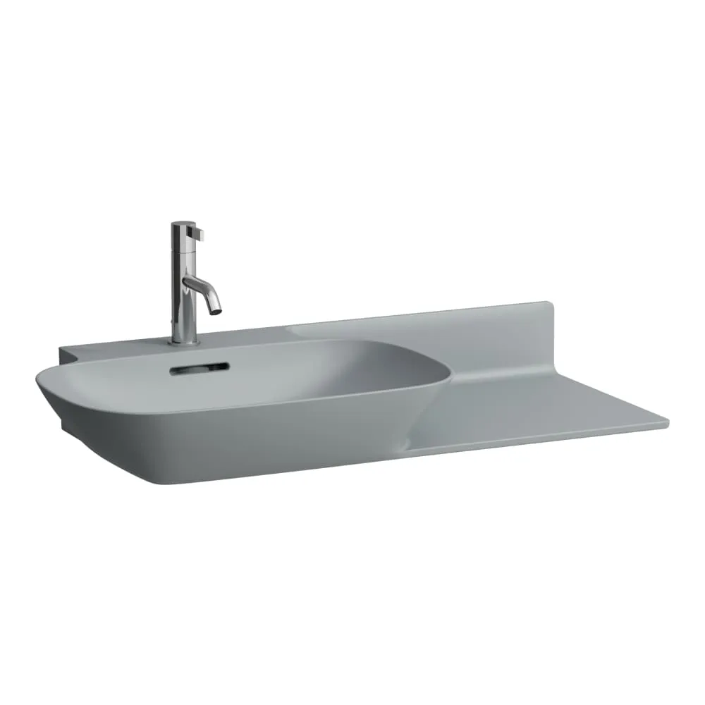 LAUFEN INO Umyvadlo do nábytku s poličkou vpravo 900 x 450 x 120 mm #H8133027581121 - 758 - Grafit mat