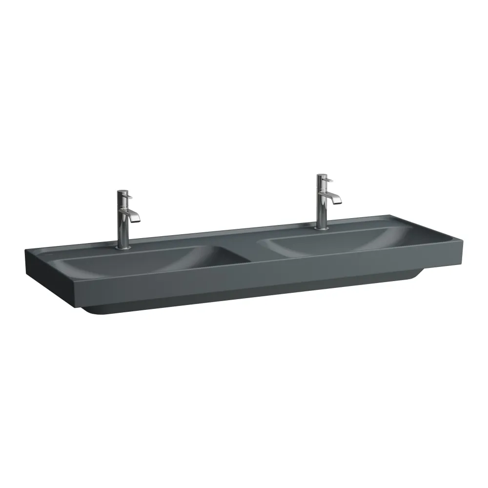 LAUFEN MEDA Dvojumyvadlo 1300 x 460 x 80 mm #H8141127581111 - 758 - Grafit mat