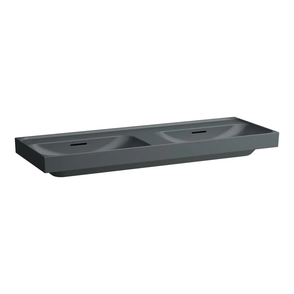 LAUFEN MEDA Dvojumyvadlo 1300 x 460 x 80 mm #H8141127581091 - 758 - Grafit mat